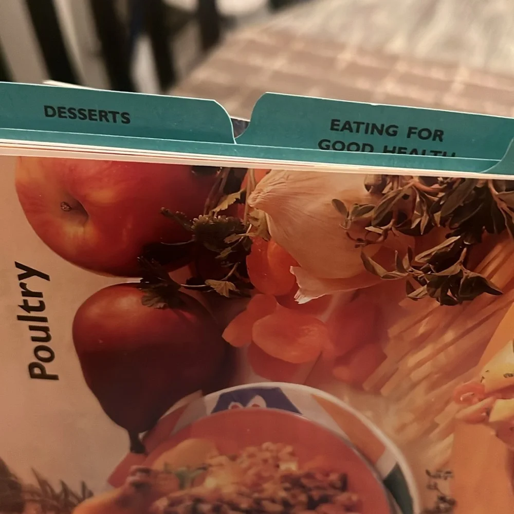BETTY CROCKER “New Choices Cookbook”. Over 500 recipe’s for eating right…